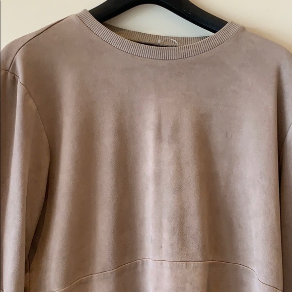 Shades of Grey by Micah Cohen Suede Sweater (MED) - Picture 2 of 7